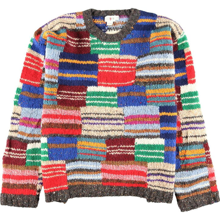 楽天市場】90年代 ジェイクルー J.Crew パッチワーク風 カラーネップ 
