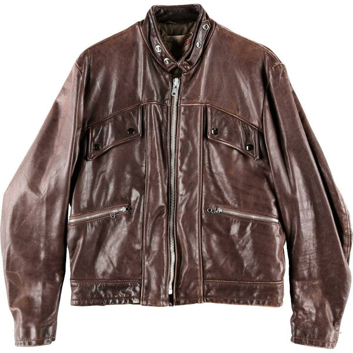楽天市場】70年代 ショット SCHOTT CYCLE RIDER シングルライダース 