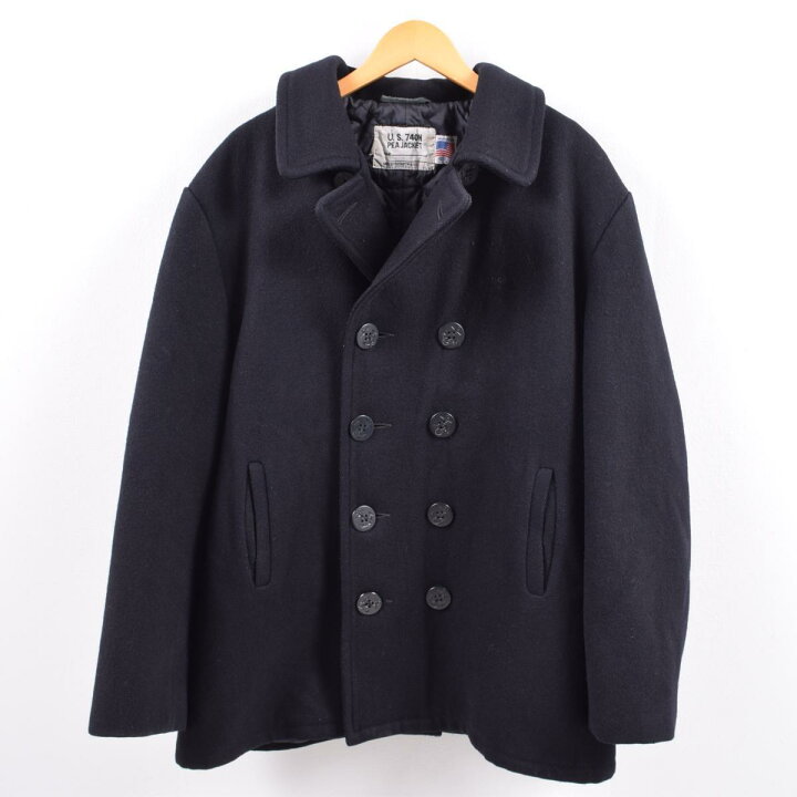 楽天市場】80~90年代 ショット SCHOTT U.S. 740N PEAJACKET ピーコート 