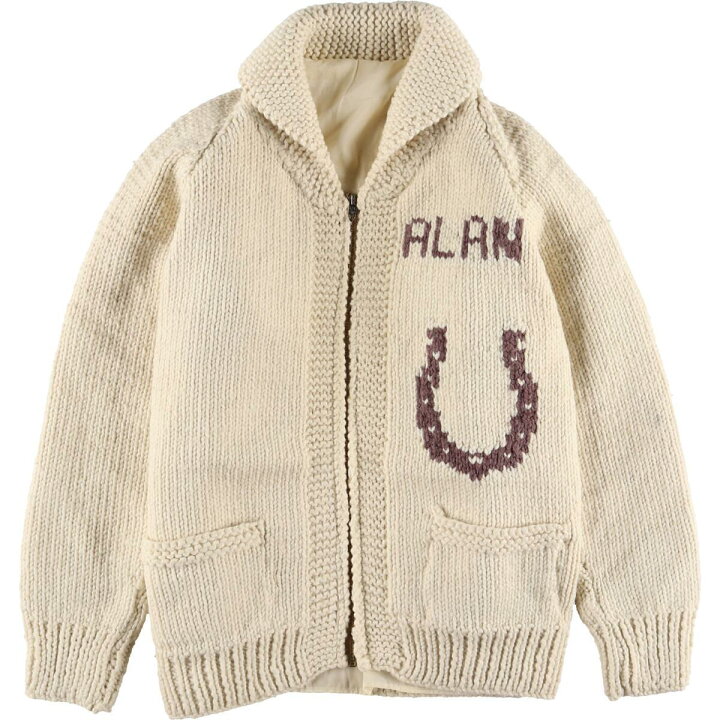 楽天市場】馬柄 カウチンセーター メンズM /wca001103 【中古 