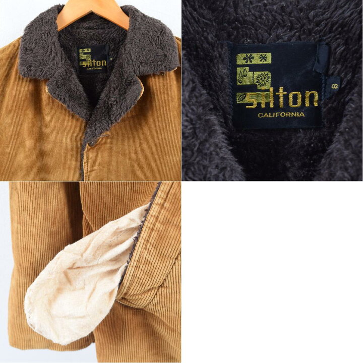楽天市場】70年代 silton ランチコート コーデュロイボアジャケット 