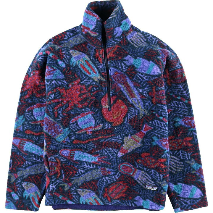 楽天市場】96年製 パタゴニア Patagonia 亀×魚柄 スナップT 25225 