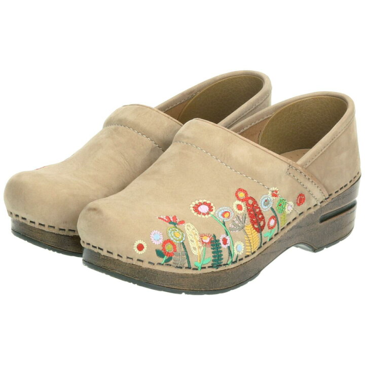 楽天市場】ダンスコ dansko プロフェッショナル 花柄刺繍 サボ 