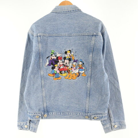 楽天市場 The Disney Store Disney ディズニー デニムジャケット Gジャン レディースxl Eaa 中古 0302 古着屋jam