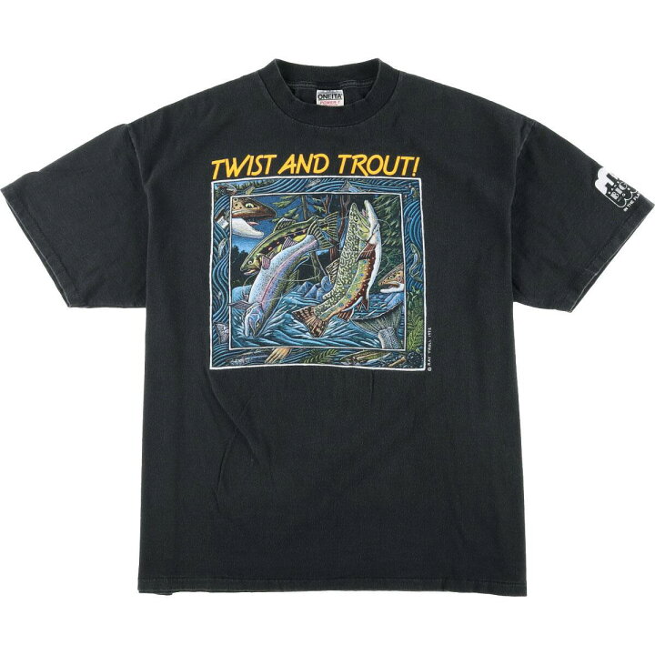 楽天市場】90年代 ONEITA RAY TROLL レイ トロル TWIST AND TROUT 