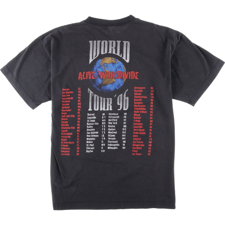 楽天市場】古着 90年代 COTTON DELUXE KISS キッス ALIVE/WORLDWIDE 