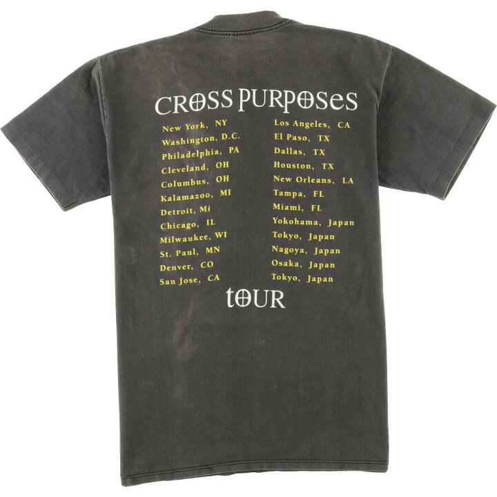 楽天市場】古着 90年代 BROCKUM BLACK SABBATH CROSS PURPOSES TOUR 