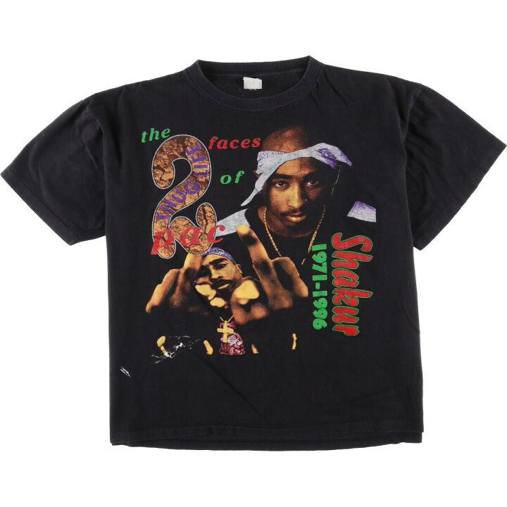 楽天市場】希少レア 90年代 BAY CLUB 2pac トゥーパック 追悼 バンドT  