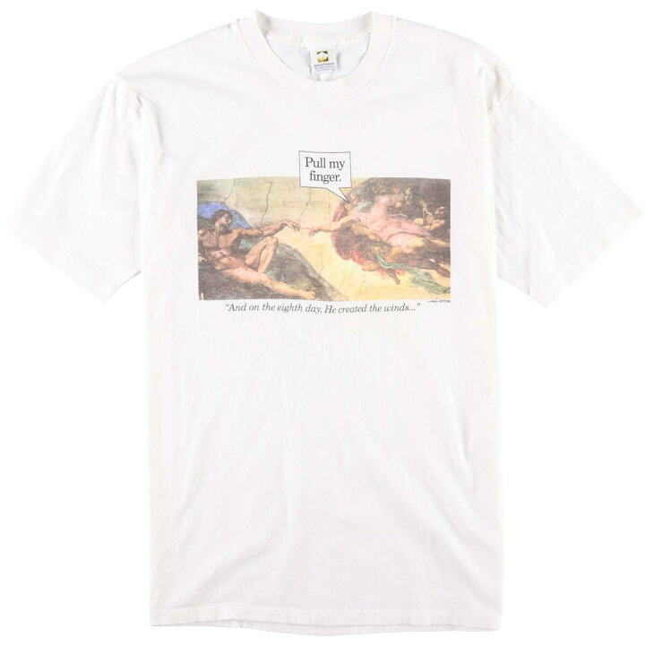 楽天市場】90年代 HIGH COTTON INC ミケランジェロ アダムの創造 