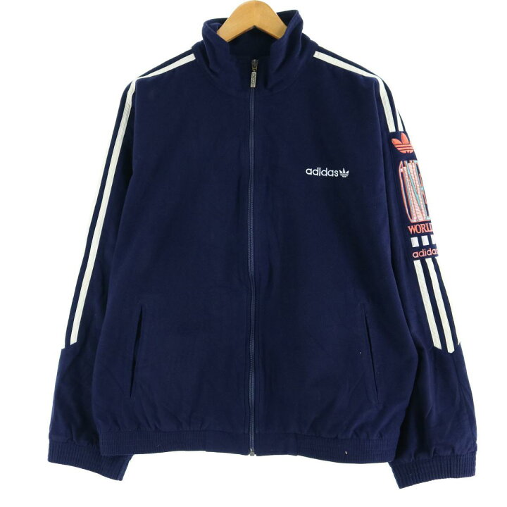 楽天市場】80〜90年代 アディダス adidas ONE WORLD 袖ロゴ ベロア  