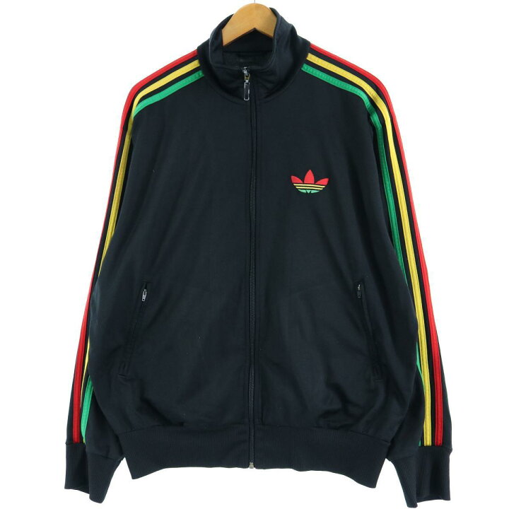 アディダス ラスタカラー トラックジャケット ジャージ adidas 擦れ合っ