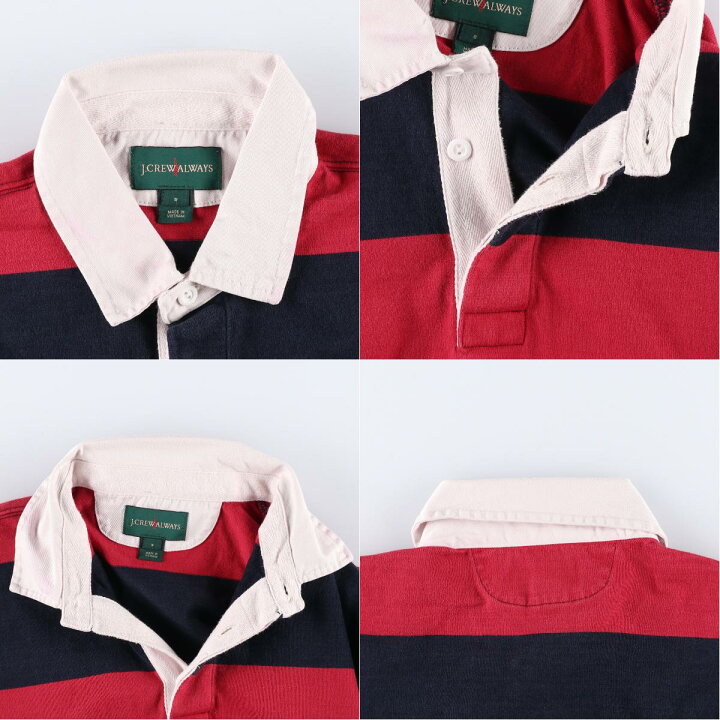 楽天市場】ジェイクルー J.Crew ALWAYS ボーダー柄 ラガーシャツ 