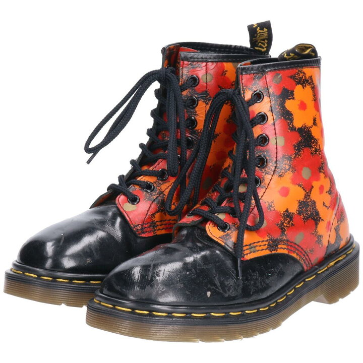 楽天市場】ドクターマーチン Dr.Martens 花柄 8ホールブーツ 英国製  
