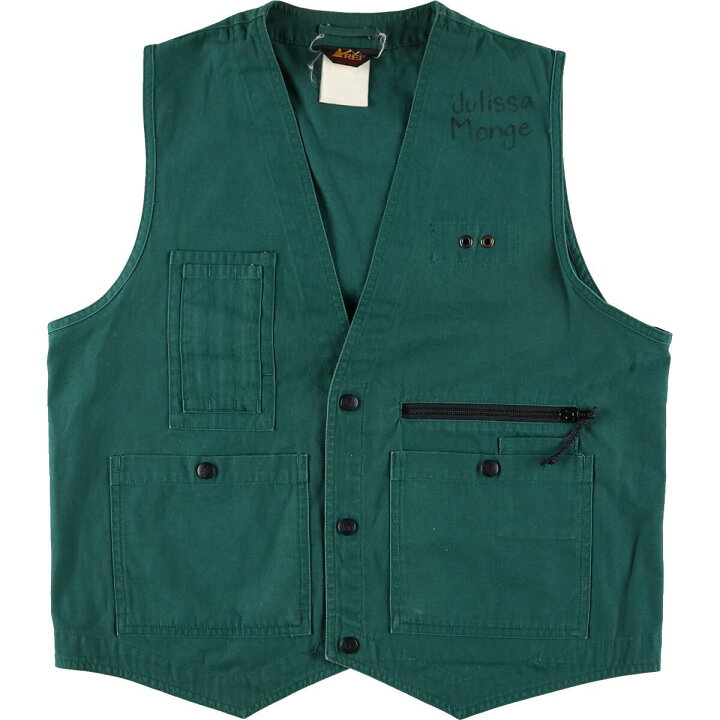 楽天市場】90年代 アールイーアイ REI ハンティングベスト メンズM  