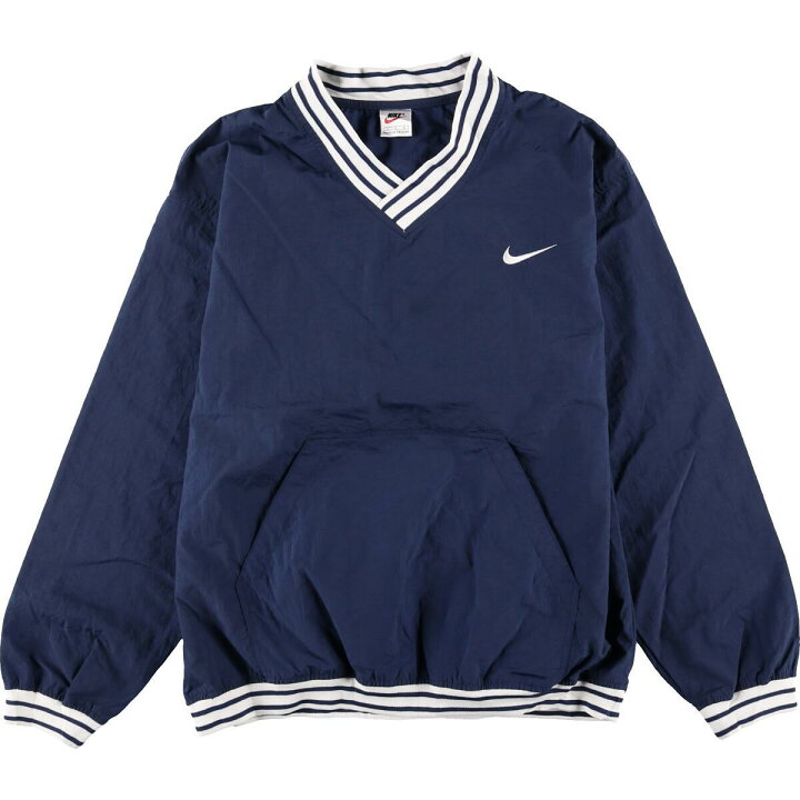 楽天市場】90年代 ナイキ NIKE Vネック ナイロンプルオーバー メンズL 