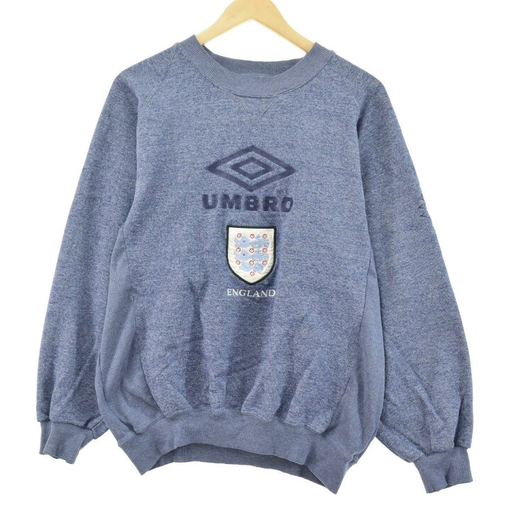 楽天市場】90年代 アンブロ UMBRO ロゴスウェット トレーナー メンズS  