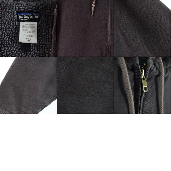 楽天市場】10年製 パタゴニア Patagonia ラインドキャンバスフーディ 