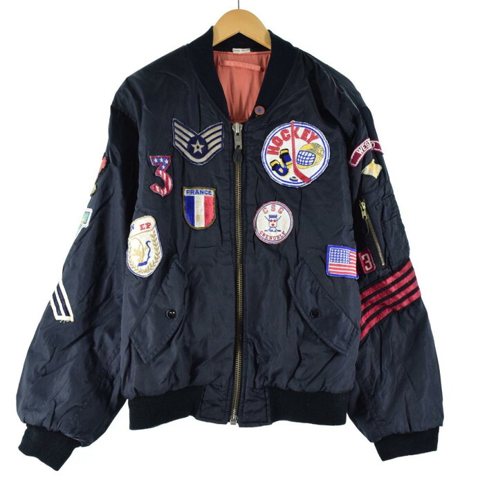 楽天市場】民間品 ワッペンカスタム パッチカスタム ピンバッジ付き MA 