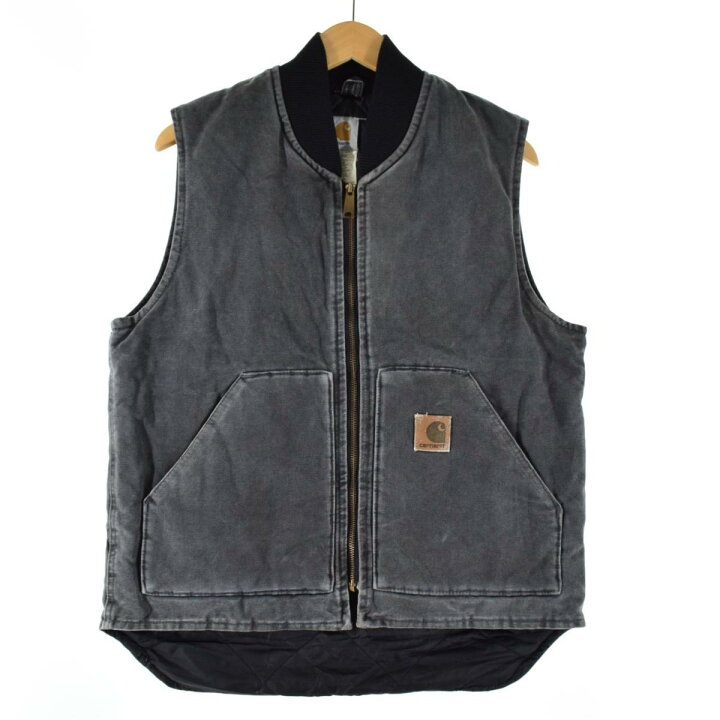 楽天市場】90年代 カーハート Carhartt ダック地ベスト USA製 メンズM 