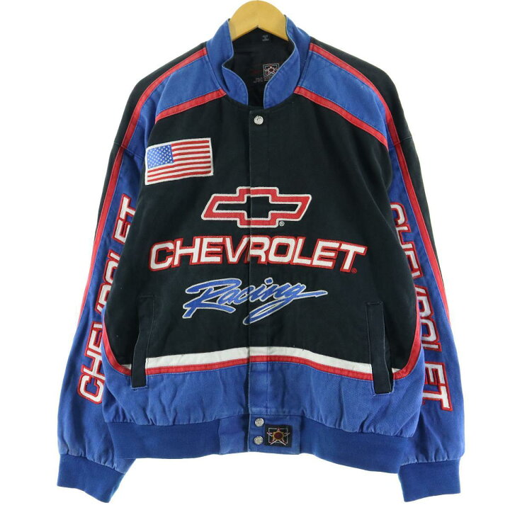 楽天市場】JH DESIGN CHEVROLET シボレー レーシングジャケット メンズ  
