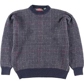 楽天市場 チェック柄 ニット セーター トップス メンズファッションの通販