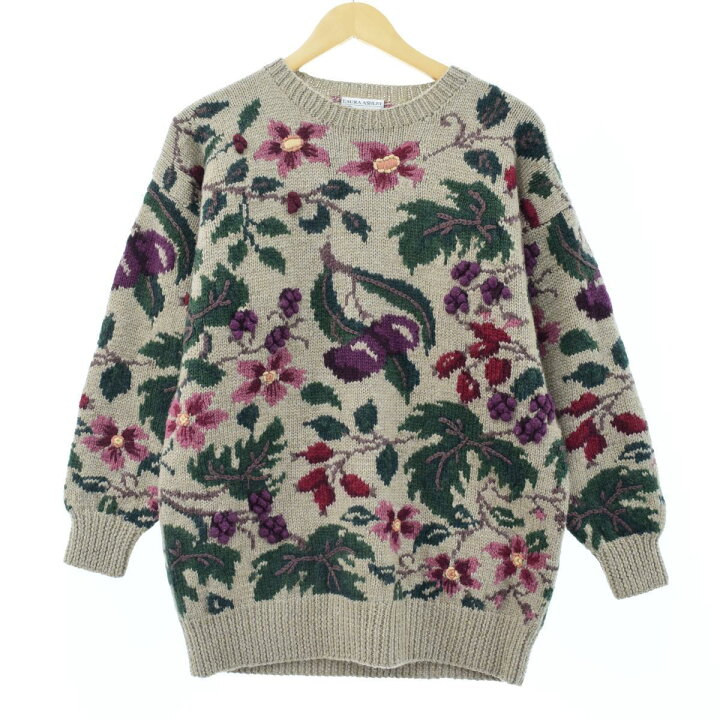 楽天市場】ローラアシュレイ LAURA ASHLEY 花柄 ウールニットセーター  