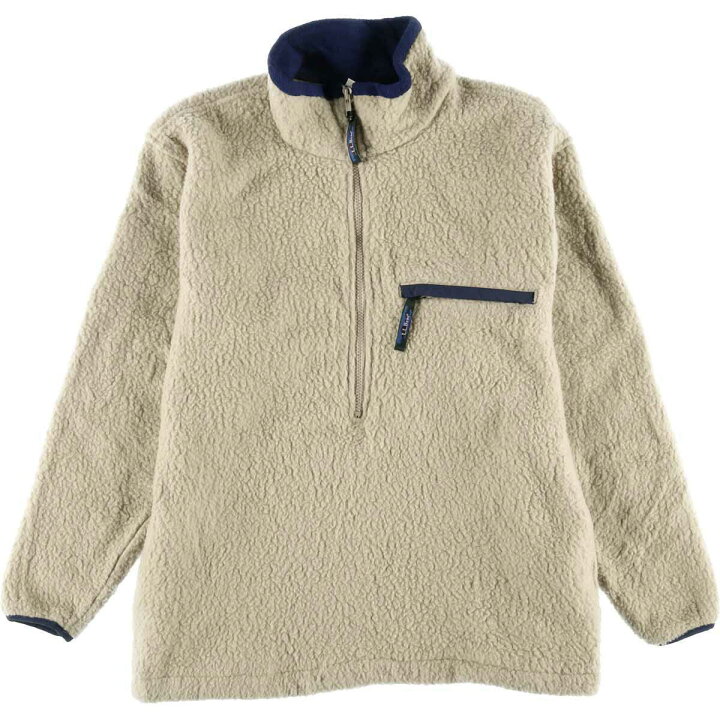 楽天市場】80~90年代エルエルビーン L.L.Bean ハーフジップ フリース 
