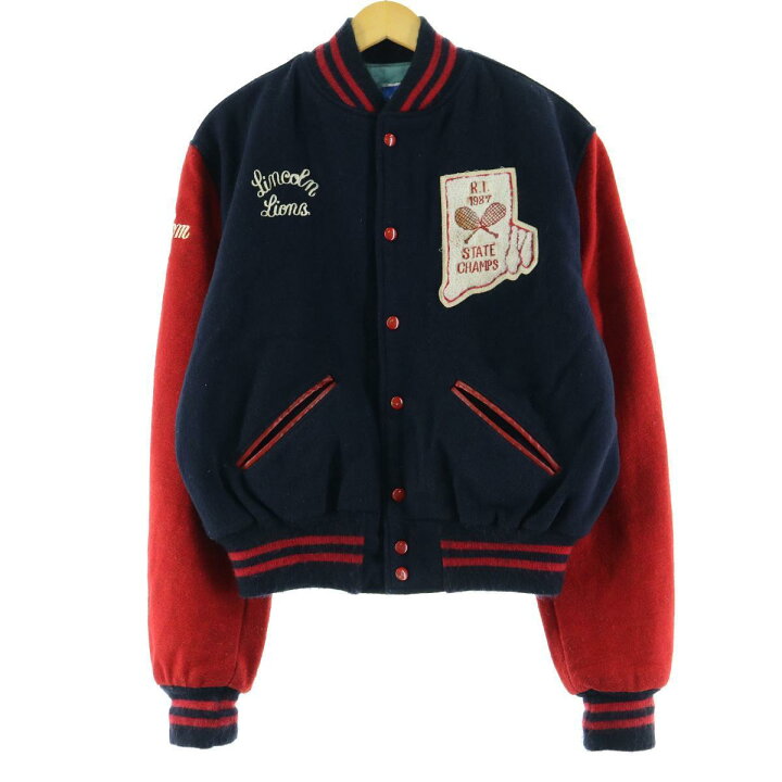 楽天市場】80年代 チャンピオン Champion チェーン刺繍 ウール  