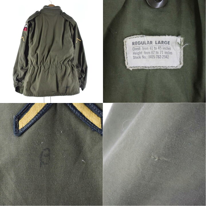 楽天市場】60年代 米軍実品 U.S.ARMY M-65 2nd ミリタリー フィールド 