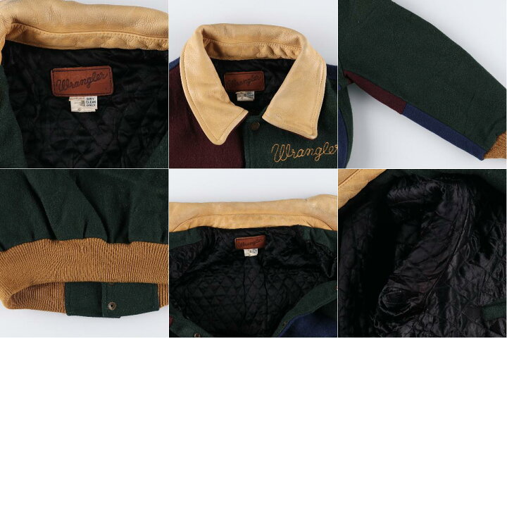 楽天市場】80年代 ラングラー Wrangler クレイジーパターン レザー襟 