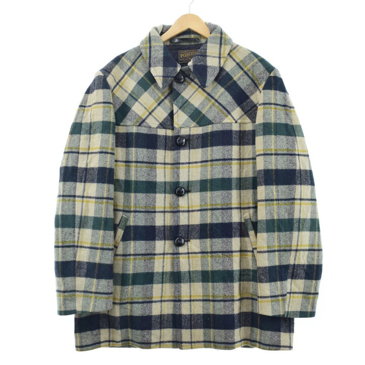 楽天市場】ペンドルトン PENDLETON チェック柄 ウールハーフコート 