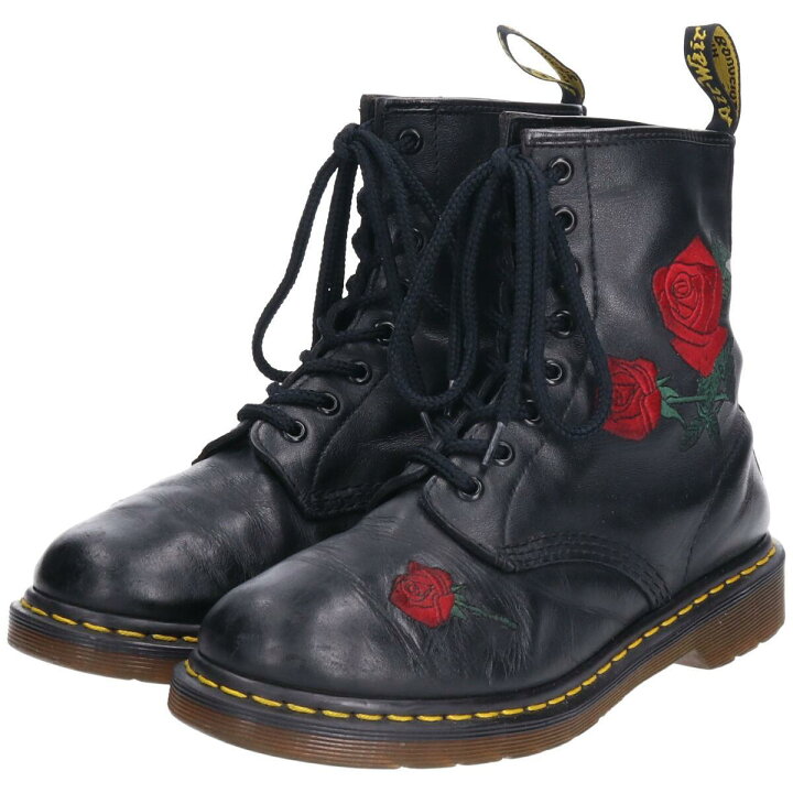楽天市場】ドクターマーチン Dr.Martens FINDA 花柄刺繍 8ホールブーツ 