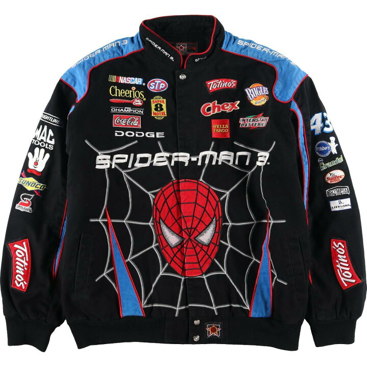 楽天市場】JH Design SPIDER-MAN スパイダーマン レーシングジャケット 