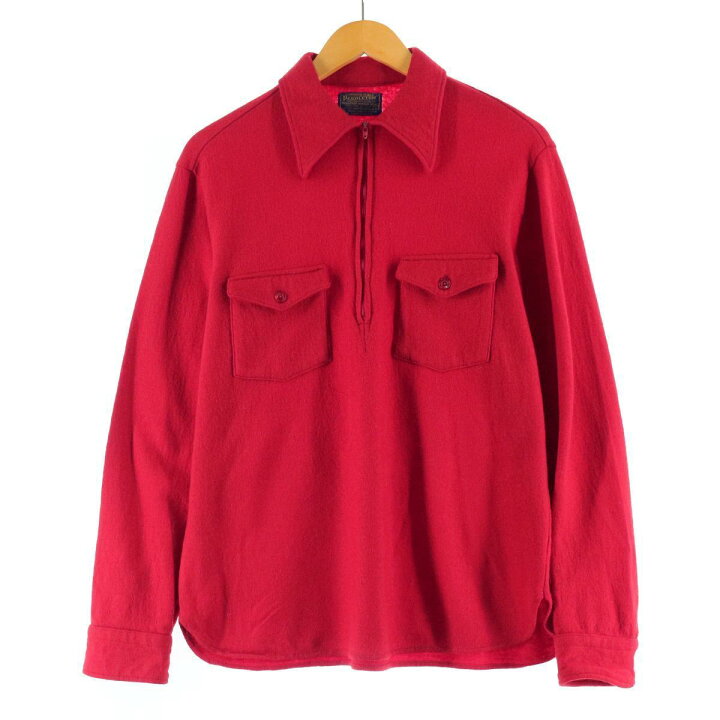 楽天市場】70~80年代 ペンドルトン PENDLETON ハーフジップ ウール 