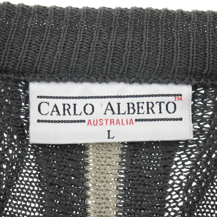楽天市場】CARLO ALBERTO クージー風 総柄 コットンニットセーター