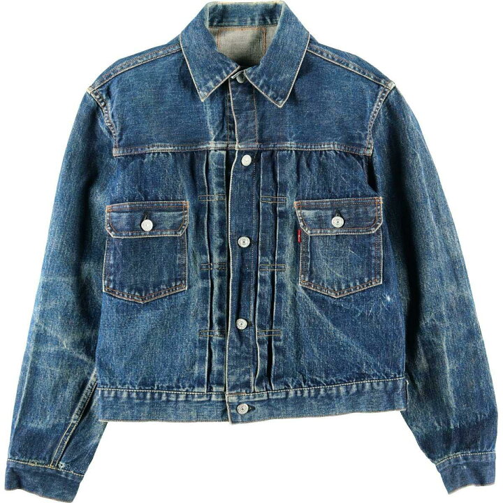 楽天市場】激レア 色落ち抜群 縦落ち 鬼ヒゲ 蜂の巣 50年代 リーバイス  