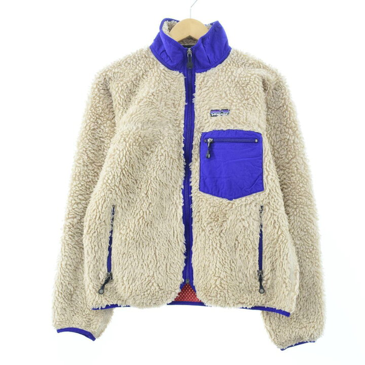 楽天市場】希少サイズ パタゴニア Patagonia ナチュラル×ブルー 