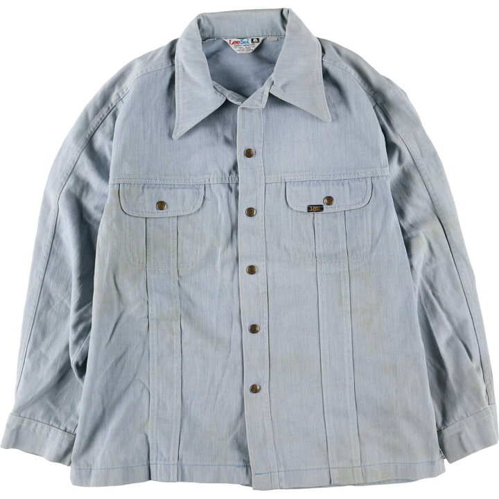 楽天市場】古着 70年代 リー Lee Set デニムシャツジャケット USA製 