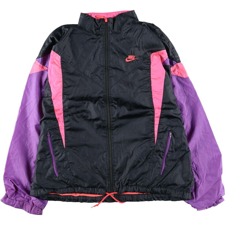 楽天市場 古着 90年代 ナイキ Nike 銀タグ ナイロンジャケット レディースxl ヴィンテージ Eaa 2b10f Ss2109 Ss2112 Hny22 Ss21 古着屋jam