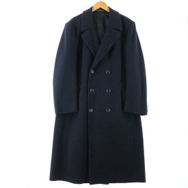 楽天市場 チェスターコート ダブル カラーネイビー メンズファッション の通販