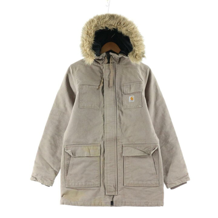 楽天市場】古着 希少サイズ カーハート Carhartt フェイクファー付き 