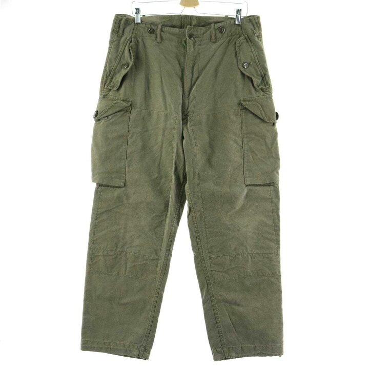 楽天市場】60年代 カナダ軍実品 ミリタリー カーゴパンツ コンバット 