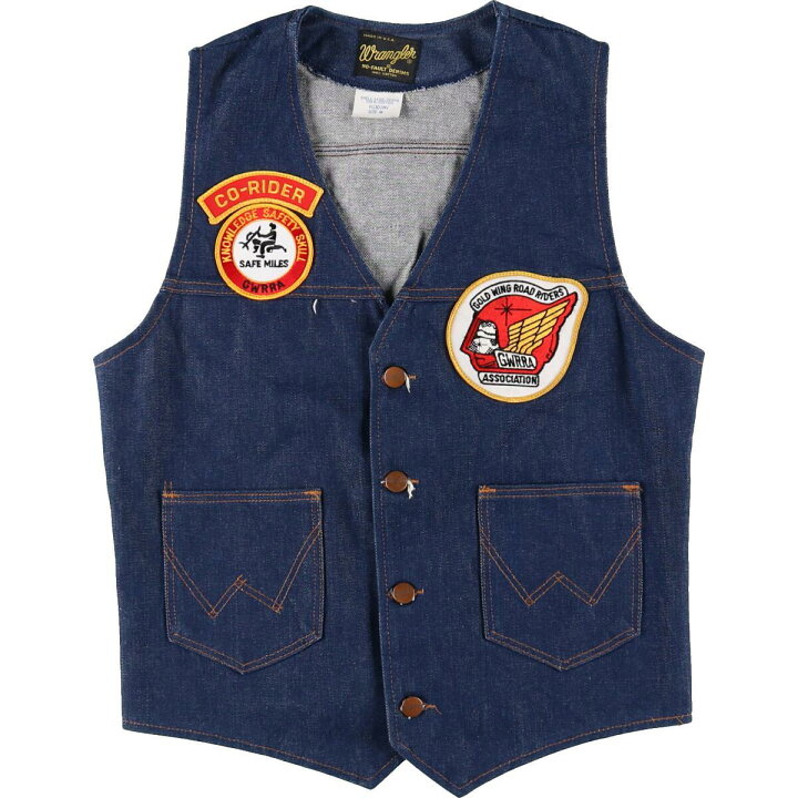 Wrangler】ラングラー デニム ベスト 80年代 MADE IN USA 80年代 