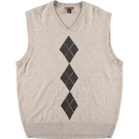 楽天市場 ニットベスト アーガイル柄の通販
