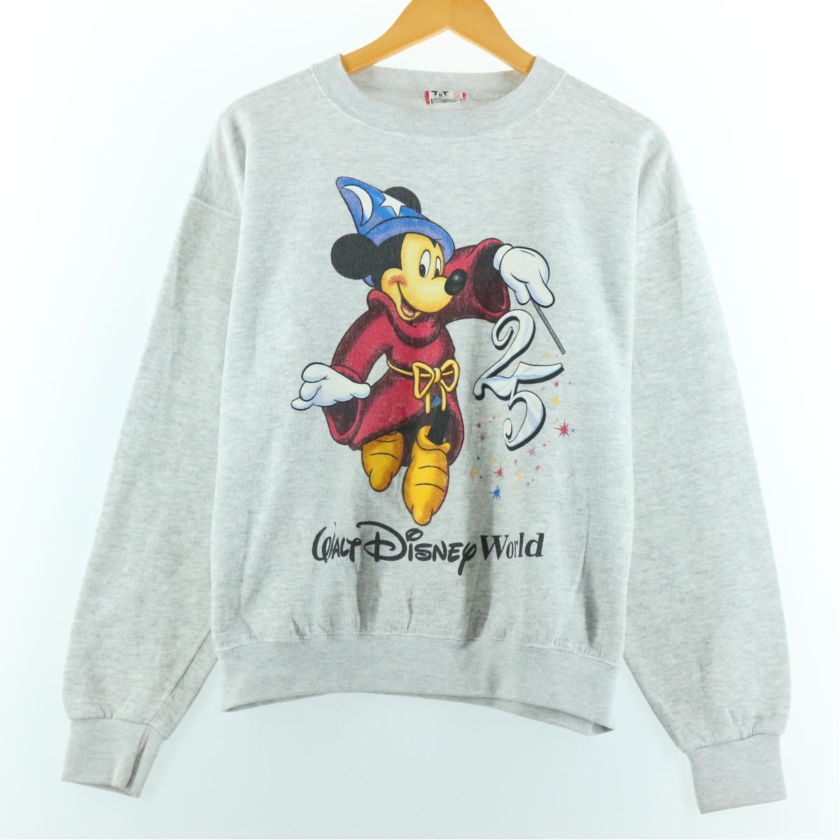 古着 90年代 Disney Designs Mickey Mouse ファンタジア ミッキーマウス キャラクタースウェットシャツ トレーナー Usa製 レディースm ヴィンテージ Eaa Ss2109 Ss2112 Hny22 Ss21 Www Edurng Go Th