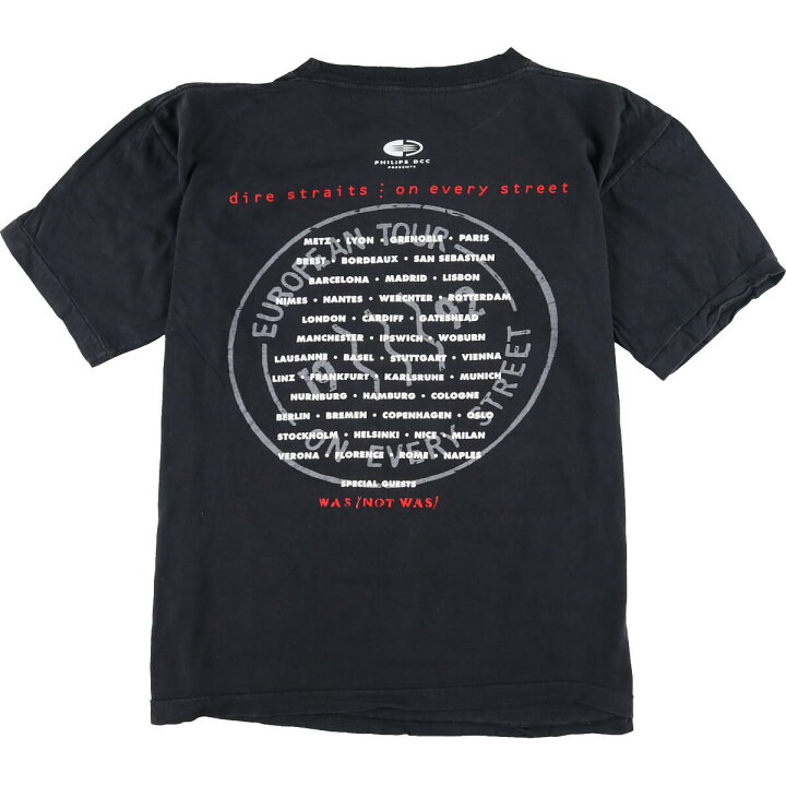 楽天市場】古着 90年代 dire straits ダイアーストレイツ バンドT 