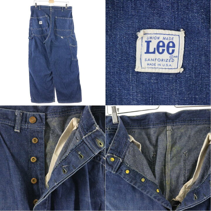 楽天市場】古着 60年代 リー Lee 11W デニム ペインターパンツ USA製 