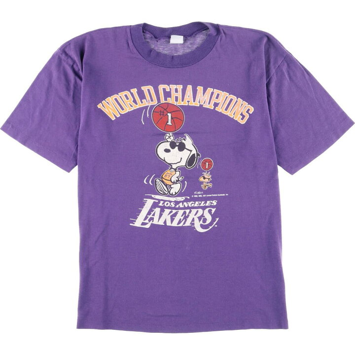 楽天市場】SNOOPY スヌーピー NBA LOS ANGELES LAKERS ロサンゼルス 