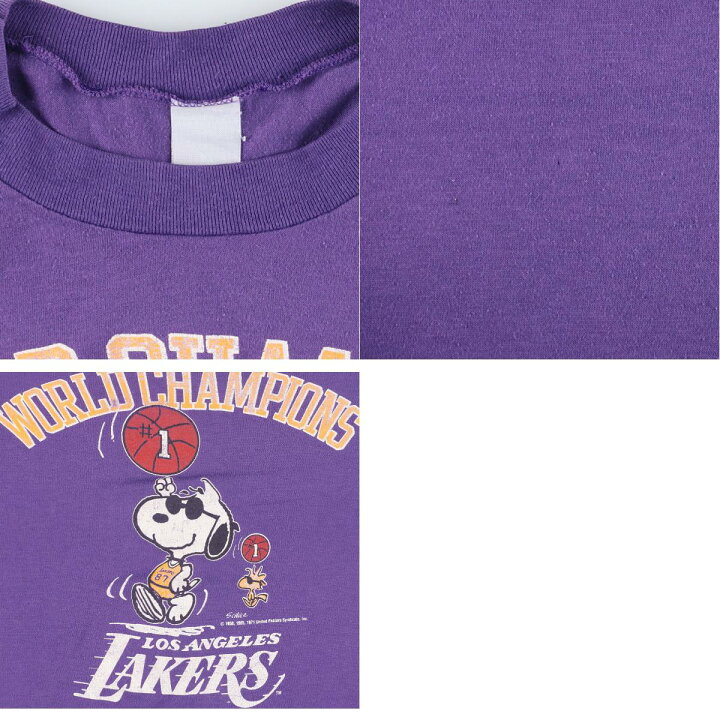 楽天市場】SNOOPY スヌーピー NBA LOS ANGELES LAKERS ロサンゼルス 