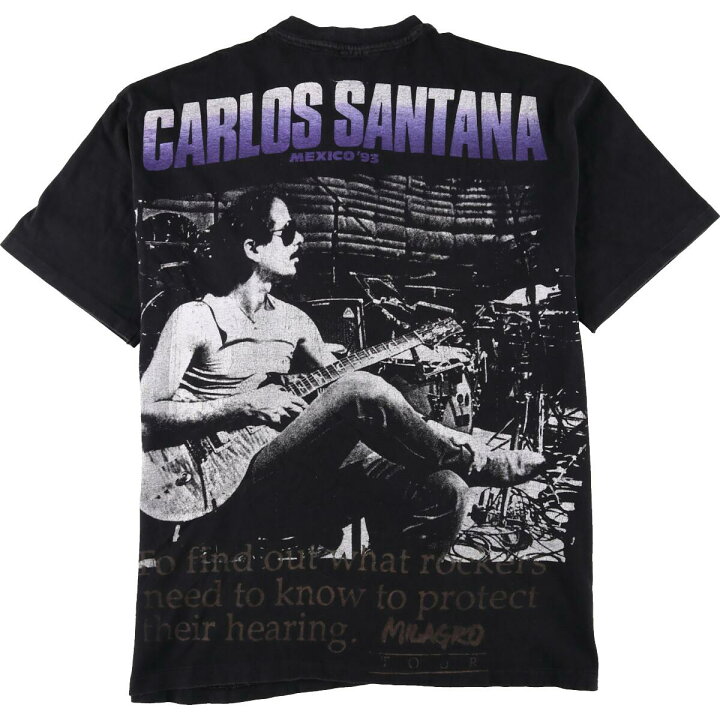 楽天市場】90年代 ヘインズ Hanes CARLOS SANTANA カルロスサンタナ 